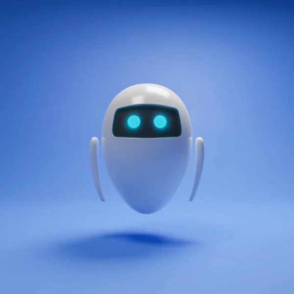 浮動小数点ロボット 将来の技術 3Dイラスト — ストック写真