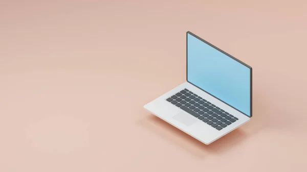 Computer Notebook Illustratie — Stockfoto