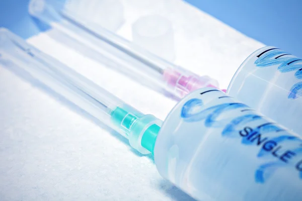 Syringes. close-up photo — Stock Photo, Image