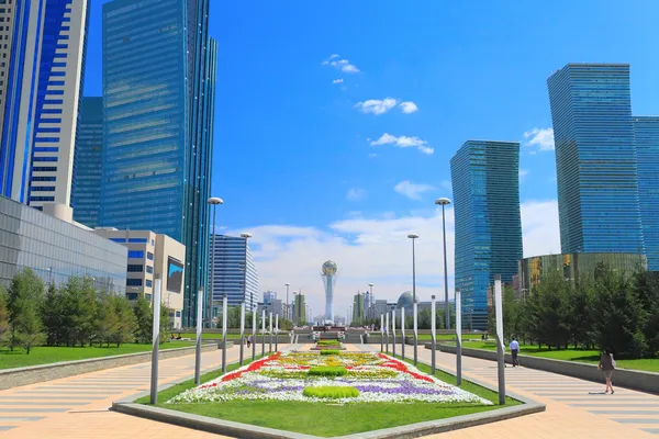 Astana in sunny summer day — Stock Photo, Image