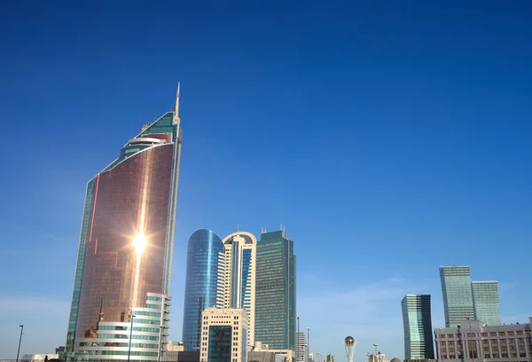 Skyscrapers of downtown Astana. — Stock Photo, Image