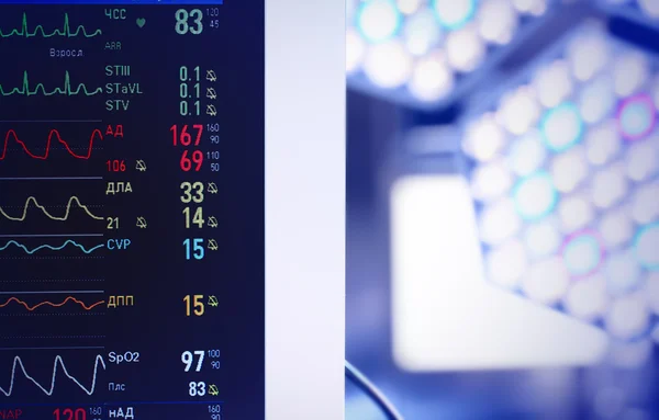 Monitor in a surgery — Stock Photo, Image