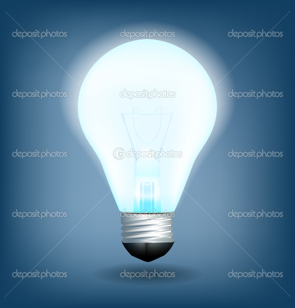 Lightbulb. illustration