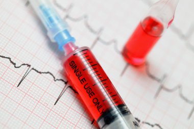 Tıp EKG arka planı 