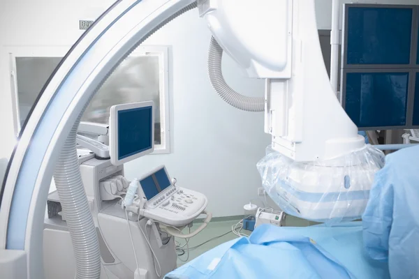 Operation X-ray room with ultrasound machine and other advanced — Stock Photo, Image