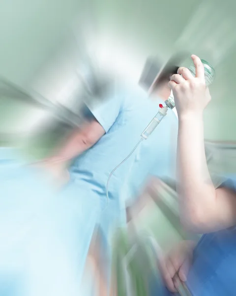 Emergency situation in the hospital — Stock Photo, Image