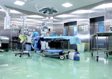 Modern bir hastanede ameliyathane. 