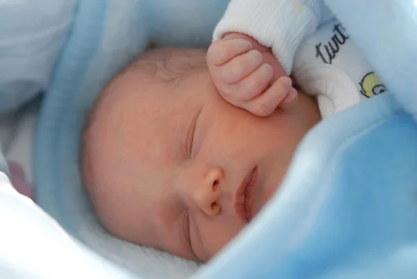 Retrato de bebê recém-nascido — Fotografia de Stock