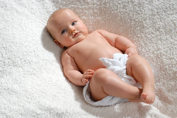 Retrato de bebê recém-nascido — Fotografia de Stock