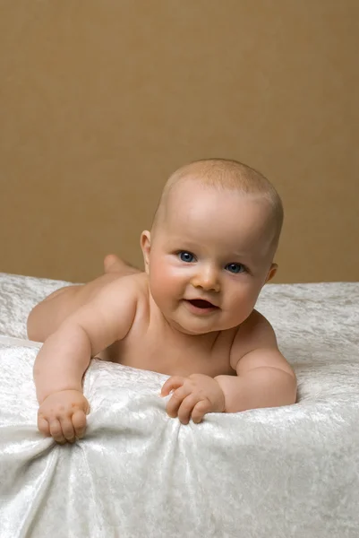 Retrato de bebê recém-nascido Imagens Royalty-Free