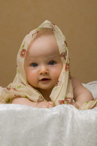 Retrato de bebê recém-nascido Imagem De Stock