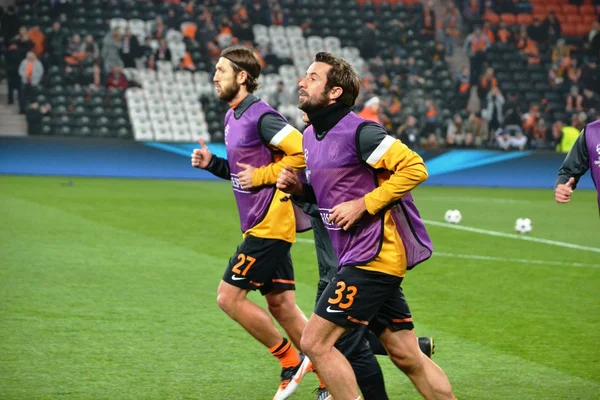 Darío Srna antes del partido de la Liga de Campeones — Foto de Stock