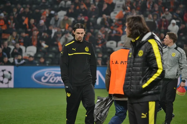 Voetbal spel Shakhtar d. - Bor. Dortmund — Stockfoto