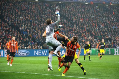 pyatov bir maçta borussia dortmund karşı eylem