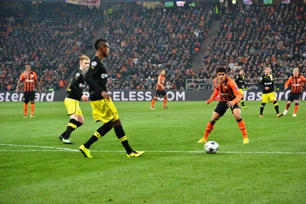Taison no jogo contra Borussia Dortmund — Fotografia de Stock