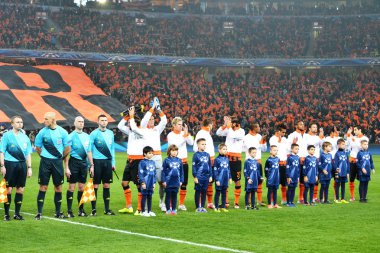 FC shakhtar maç başlamadan önce