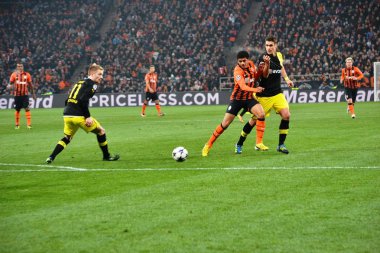 borussia dortmund Şampiyonlar Ligi'nde karşı Shakhtar futbolcular