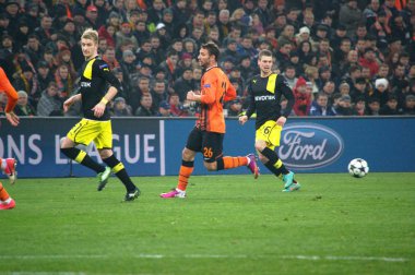 borussia dortmund Şampiyonlar Ligi'nde karşı Shakhtar futbolcular
