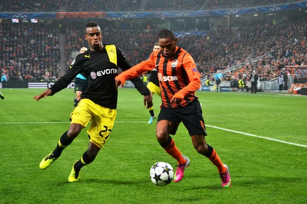 Voetbal spel Shakhtar d. - Bor. Dortmund — Stockfoto