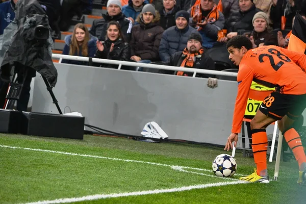 Permainan sepak bola ^ Shakhtar Borussia — Stok Foto