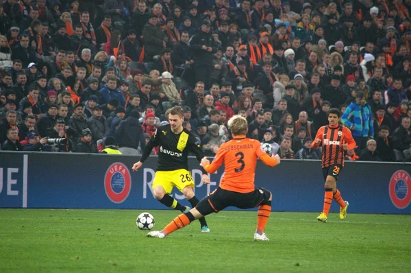 Lukas Pischek en acción durante el partido —  Fotos de Stock