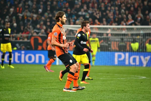 Chygrynskiy en acción durante el partido — Foto de Stock