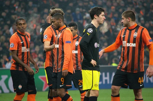 Permainan sepak bola ^ Shakhtar Borussia — Stok Foto