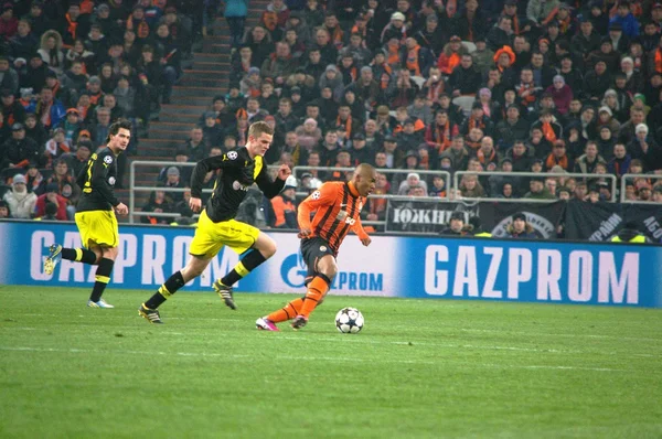 Jeu de football Shakhtar - Borussie — Photo