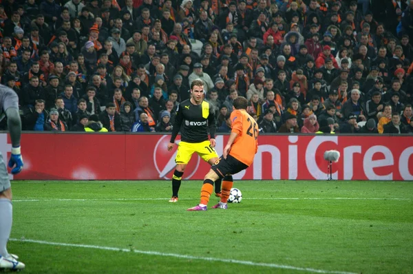 Marco Reus em ação durante o jogo da Liga dos Campeões — Fotografia de Stock