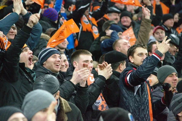 A szurkolók a labdarúgó-stadion — Stock Fotó