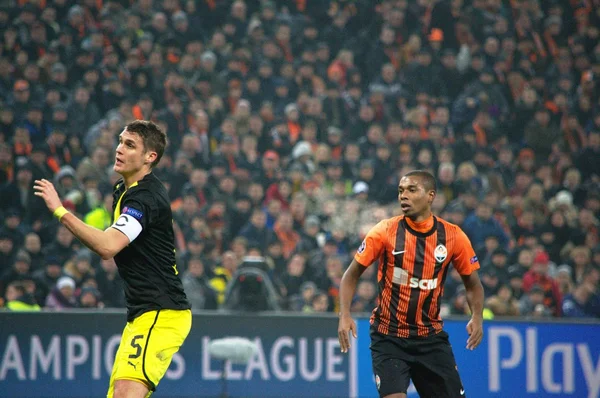 Voetbal wedstrijd Shakhtar d. - Bor. Dortmund — Stockfoto