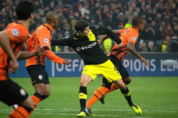 Lewandowski in actie — Stockfoto