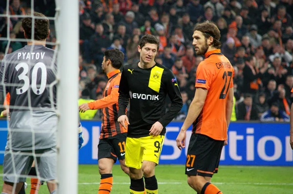 Partido de fútbol Shakhtar - Borussia — Foto de Stock