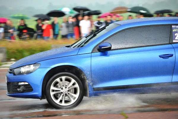 Unidentified drivers during drag racing championship — Stock Photo, Image