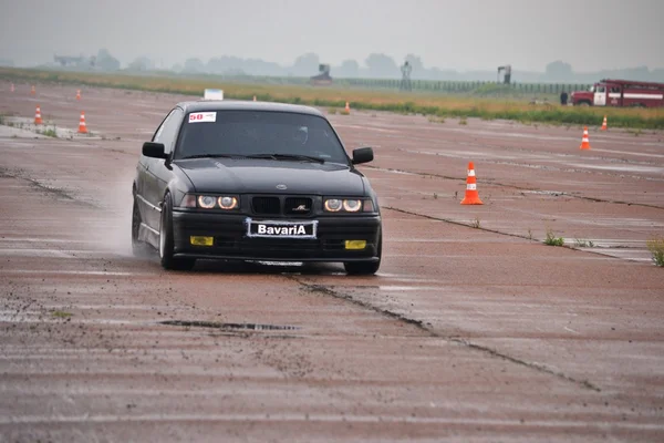 Niezidentyfikowane sterowniki podczas mistrzostw drag racing — Zdjęcie stockowe