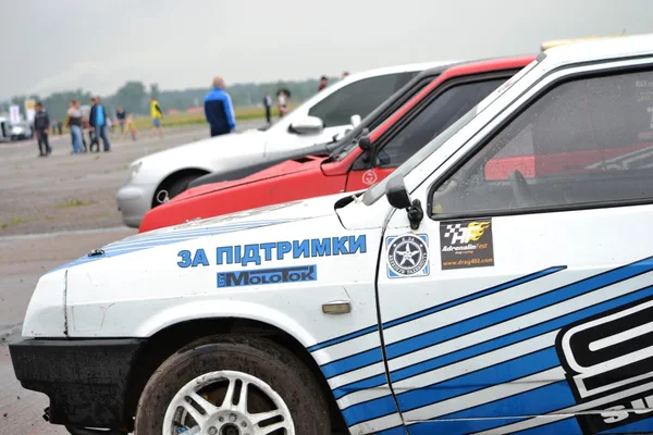 Sportwagen auf Drag-Race-Meisterschaft — Stockfoto