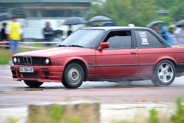 Conductores no identificados durante el campeonato de carreras de resistencia — Foto de Stock