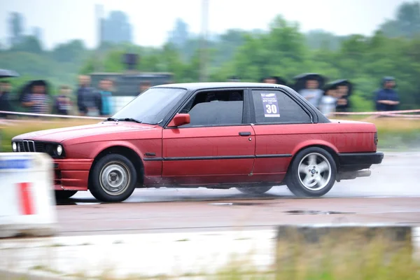 Unidentified drivers during drag racing championship — Stock Photo, Image