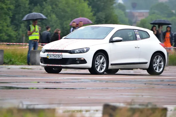 Neidentifikovaný ovladače během drag racing championship — Stock fotografie