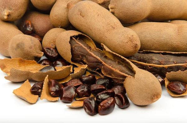 Tamarind is a popular food of Southeast Asia, North Africa and India — Stock Photo, Image