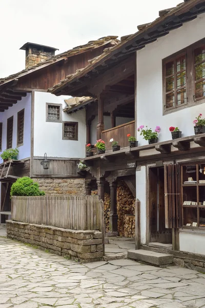 View of the street in the architectural complex Etara, Bulgaria — Stock Photo, Image