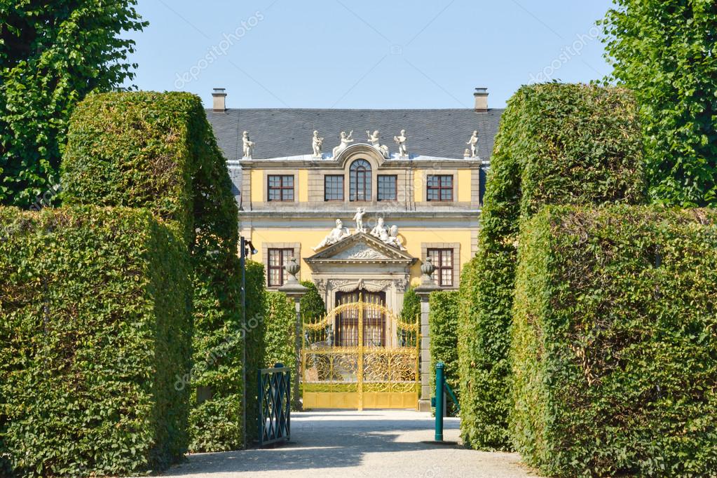 Golden Gate In Herrenhausen Gardens Hannover Germany Stock