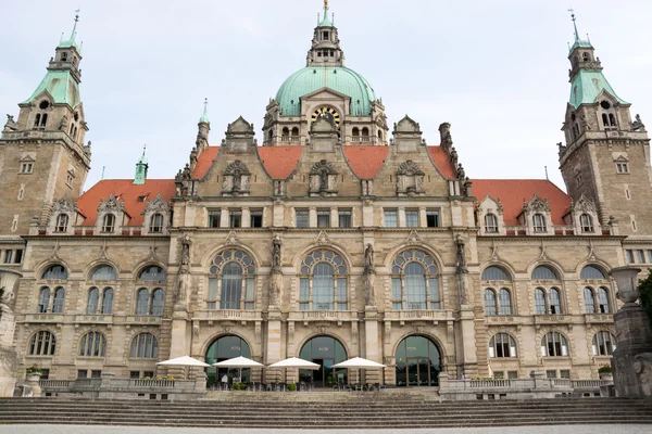 Paisagem da Câmara Municipal Nova em Hanôver, Alemanha — Fotografia de Stock