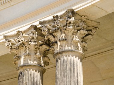 18. yüzyıldan colonnade Potsdam, brandenbur detay
