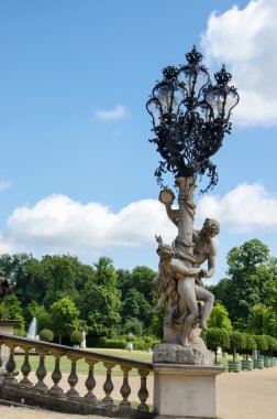 elektrik direği bir parkta potsdam, brandenburg, Almanya