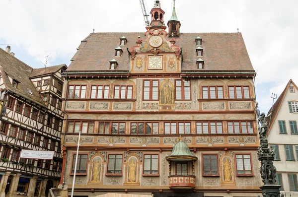 ドイツ、テュービンゲン旧市街の古い市庁舎 ロイヤリティフリーのストック写真
