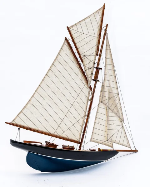 Wooden toy ship — Stock Photo, Image