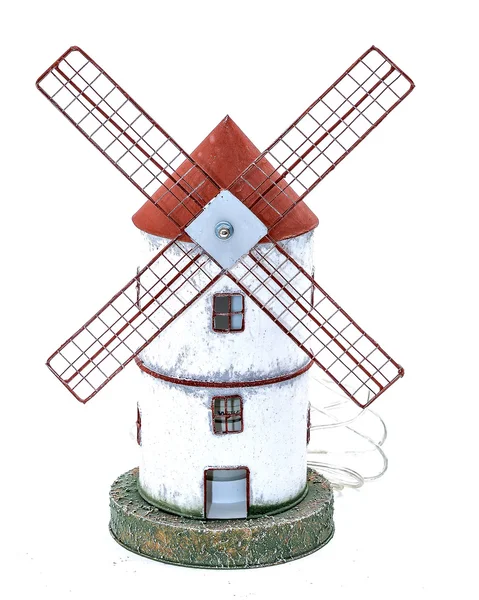 Table lamp windmill — Stock Photo, Image