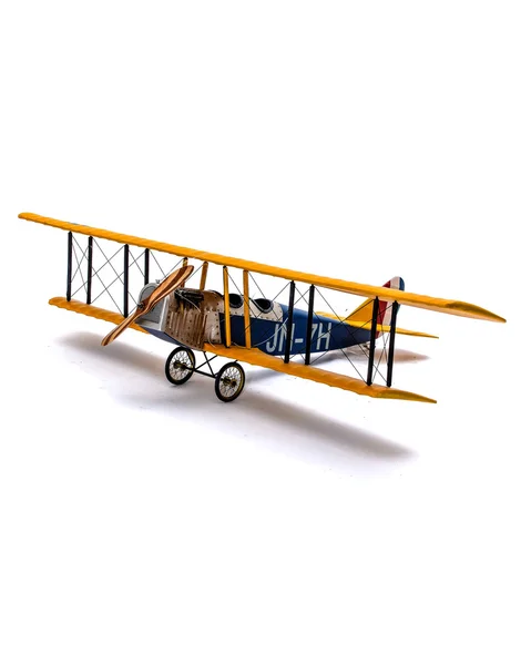 Toy airplane model yellow — Stock Photo, Image