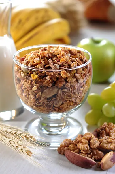 Cereal com fruto — Fotografia de Stock